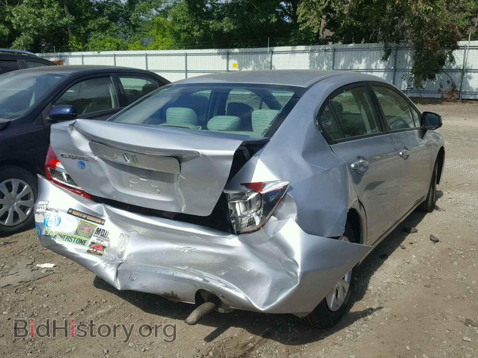 2012 HONDA CIVIC LX - VIN: 2HGFB2F50CH588793 - Фото 4