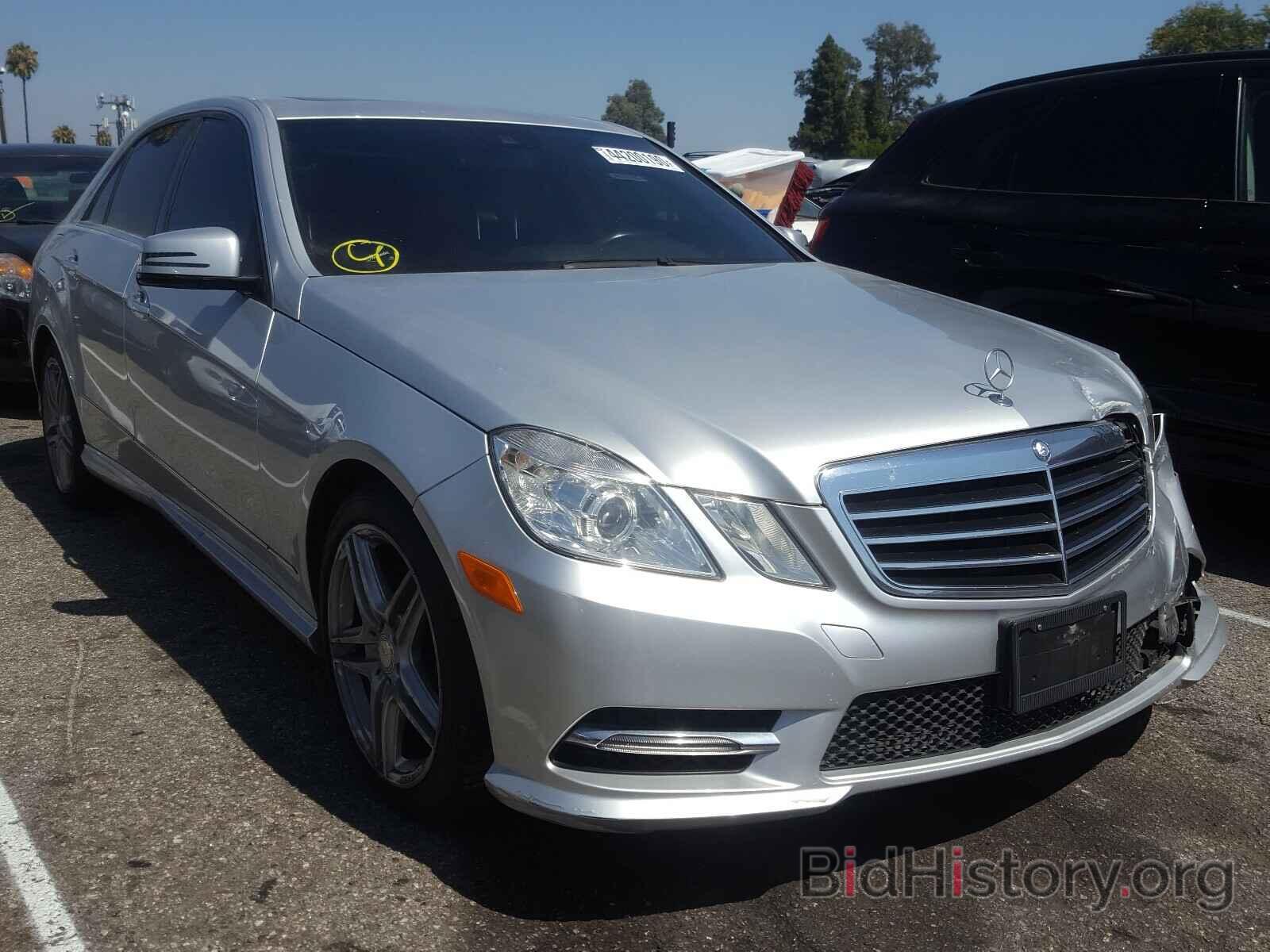 Photo WDDHF5KB9DA739189 - MERCEDES-BENZ E CLASS 2013