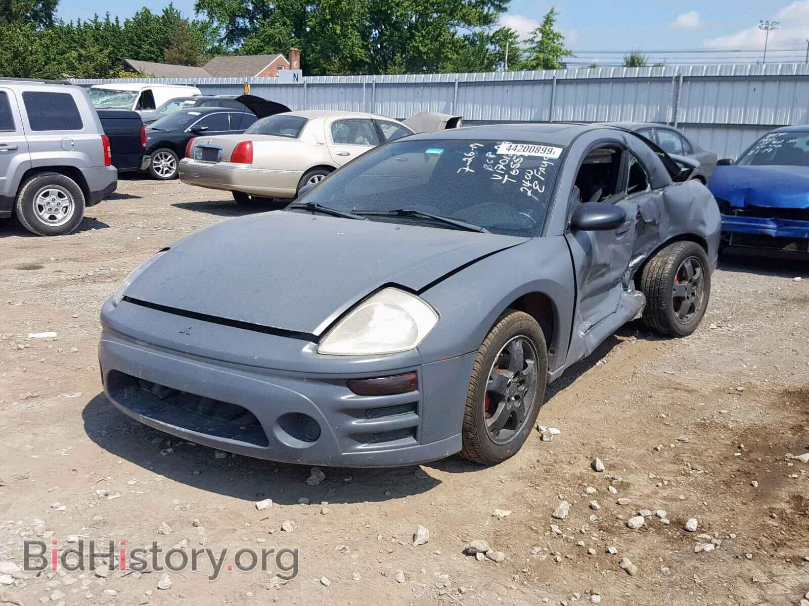 2003 MITSUBISHI ECLIPSE - VIN: 4A3AC44G43E170120 - Фото 2