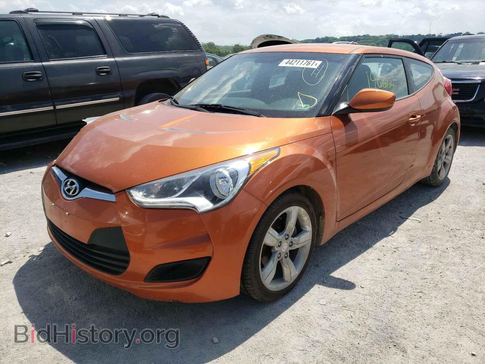 2012 HYUNDAI VELOSTER - VIN: KMHTC6AD5CU074161 - Фото 2