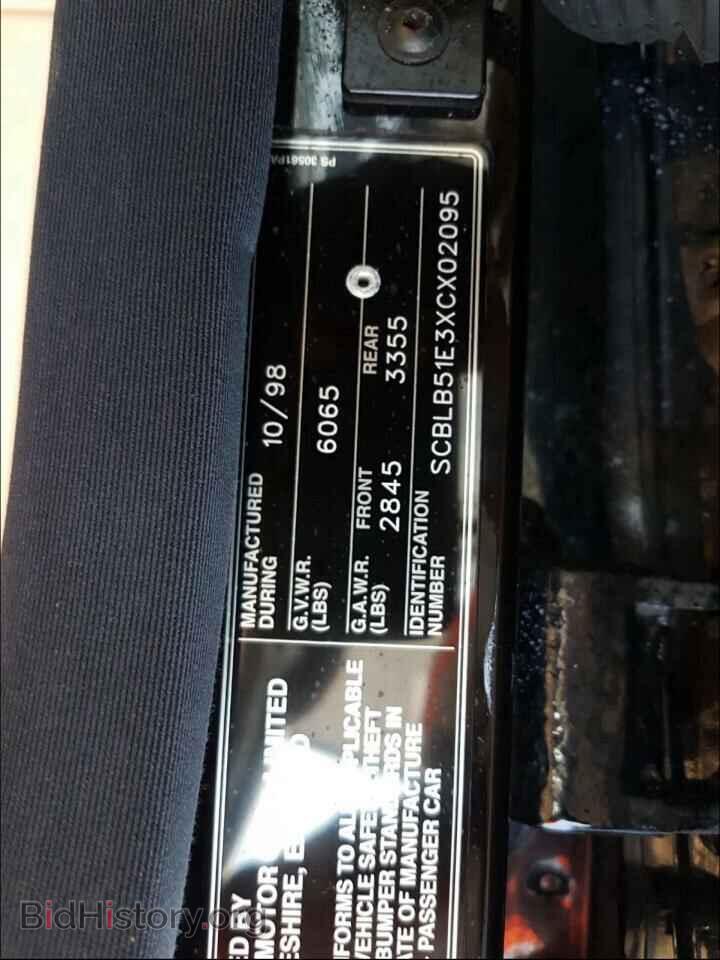 1999 BENTLEY ALL MODELS - VIN: SCBLB51E3XCX02095 - Photo 10