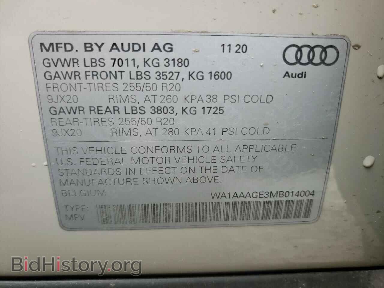 2021 AUDI E-TRON - VIN: WA1AAAGE3MB014004 - Photo 10