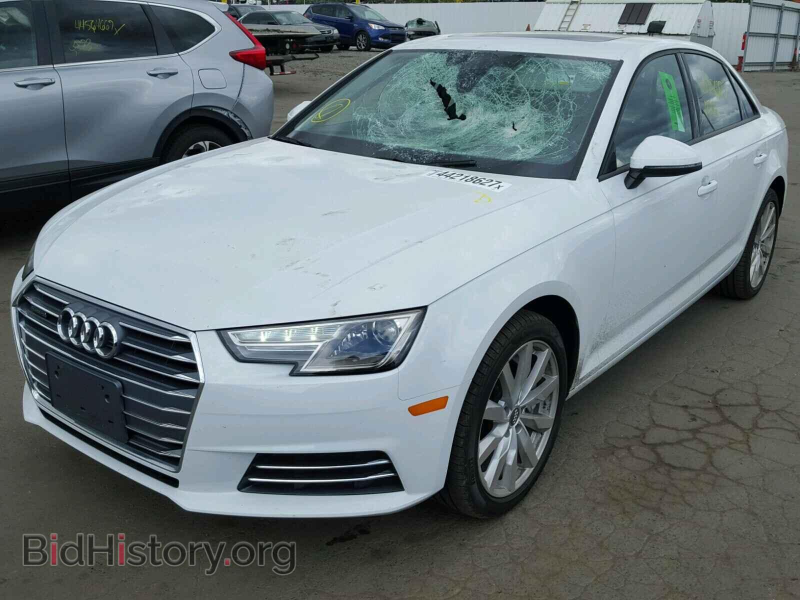2017 AUDI A4 - VIN: WAUANAF41HN041352 - Фото 2