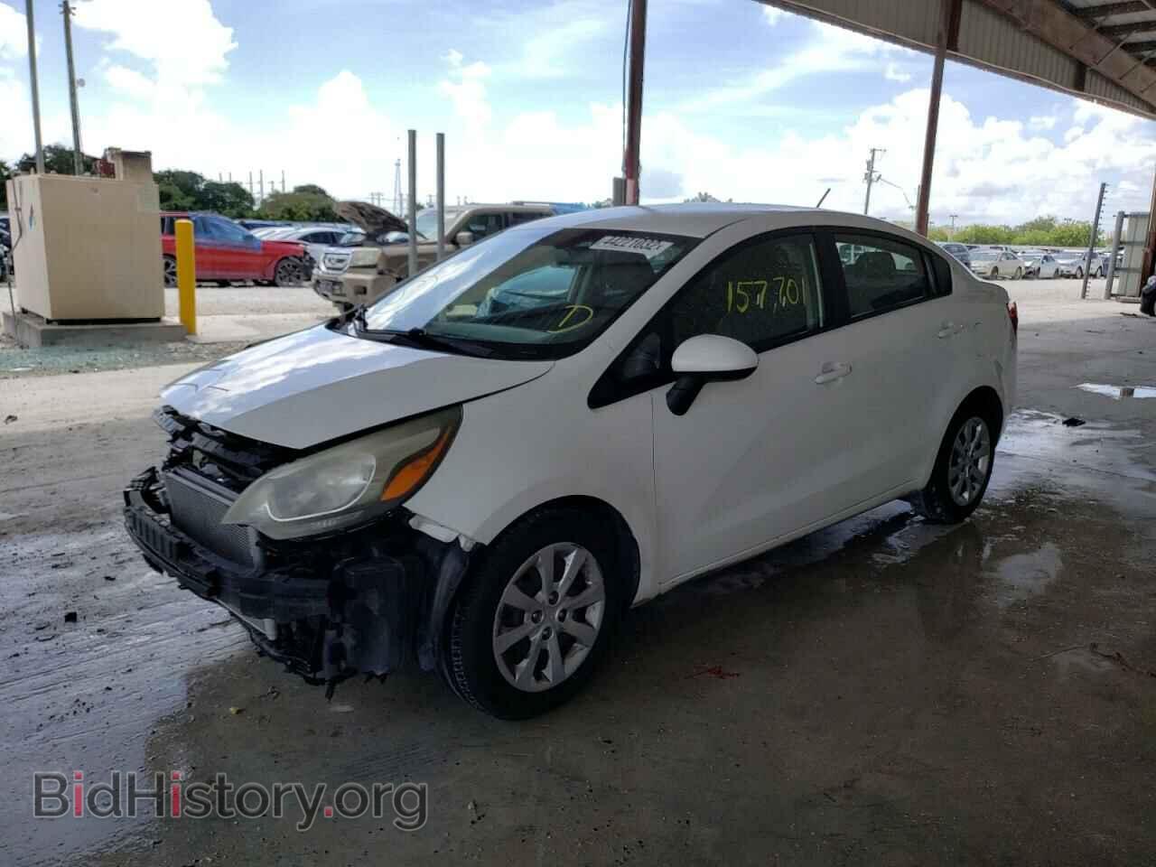 2013 KIA RIO - VIN: KNADM4A30D6098968 - Фото 2