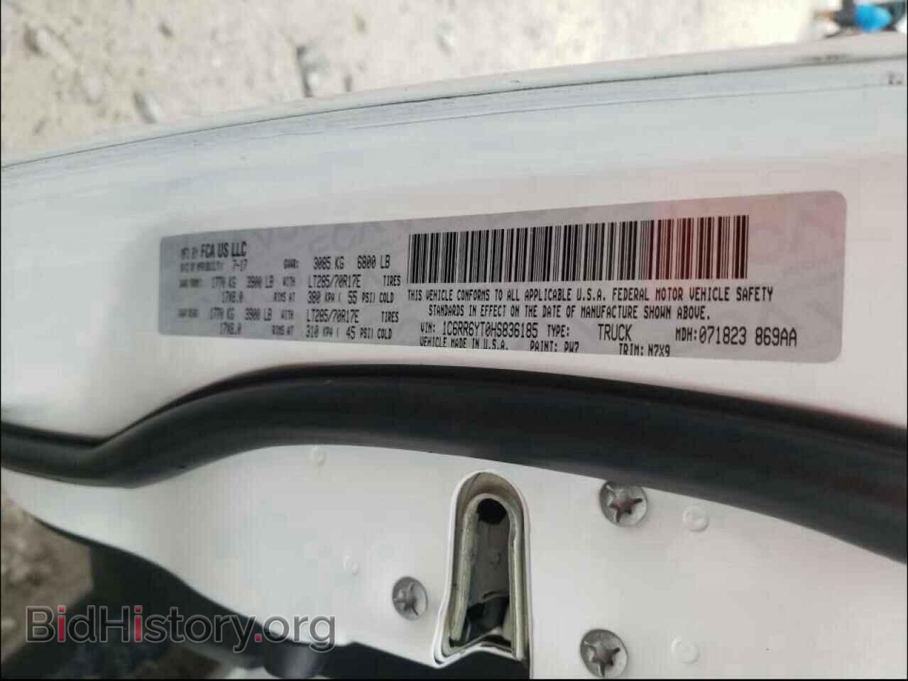 2017 RAM 1500 - VIN: 1C6RR6YT0HS836185 - Фото 10