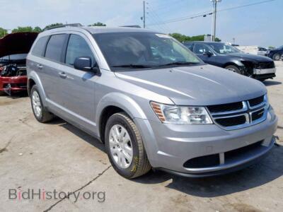 2017 Dodge JOURNEY SE, серебристый — VIN 3C4PDCAB0HT570700, Copart