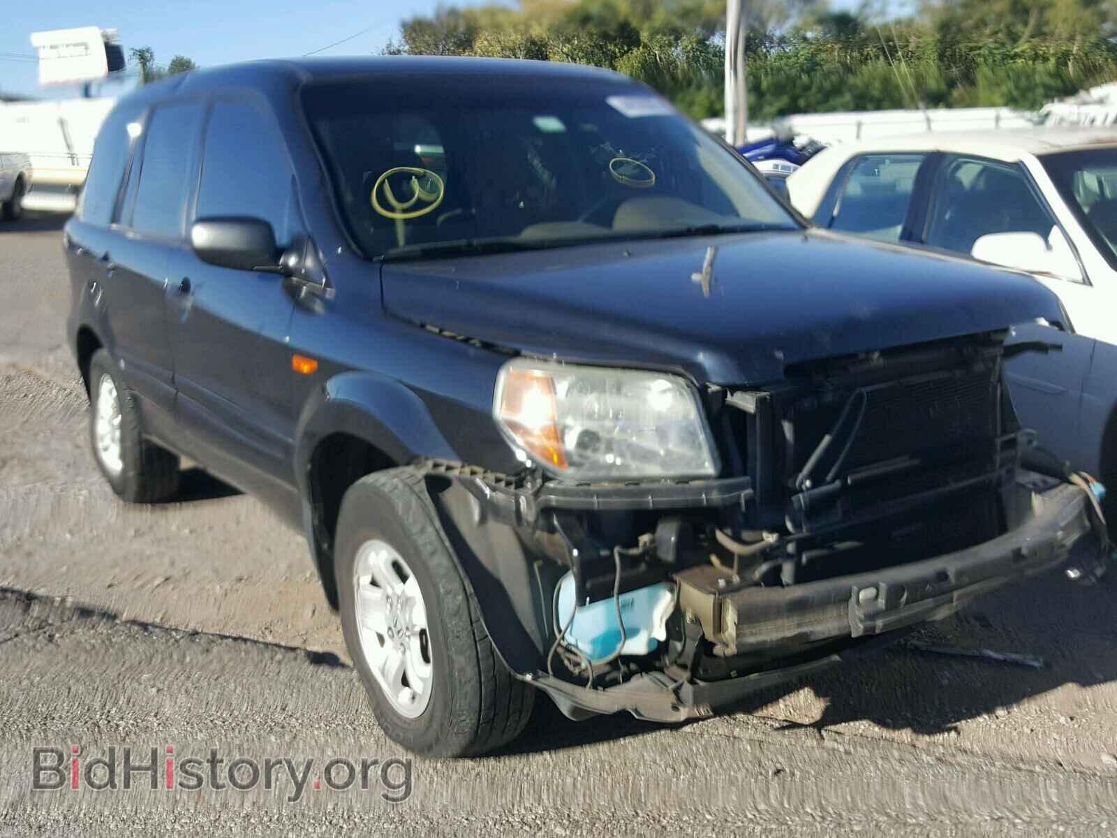 Фотография 5FNYF28166B030530 - HONDA PILOT 2006