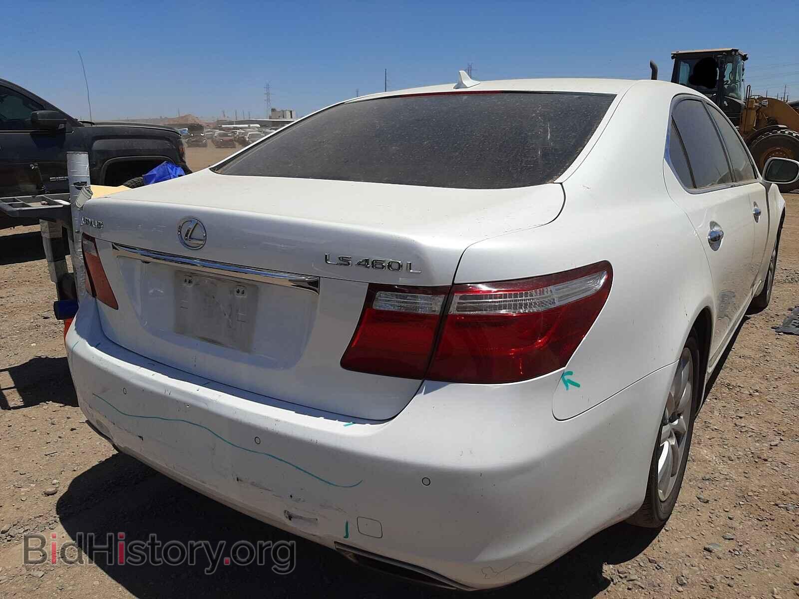 2007 LEXUS LS460 - VIN: JTHGL46F875008903 - Фото 4