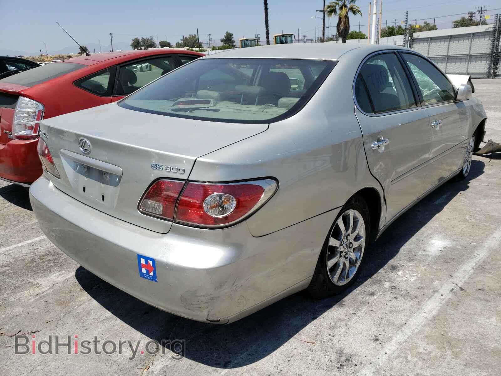 2003 LEXUS ES300 - VIN: JTHBF30G236000345 - Фото 4