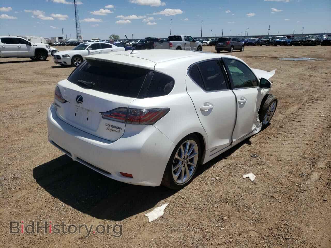 2011 LEXUS CT 200 - VIN: JTHKD5BH7B2032303 - Фото 4