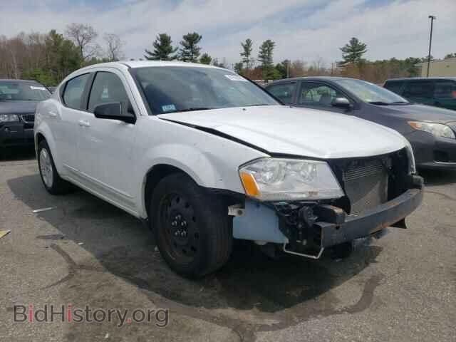 Photo 1C3CDZAB2CN330336 - DODGE AVENGER 2012