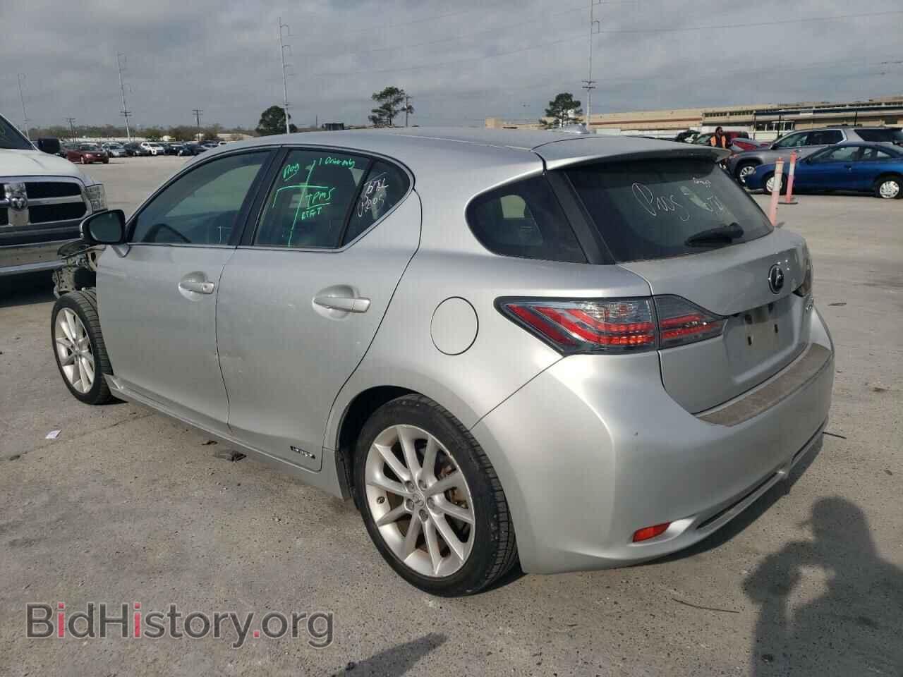 2012 LEXUS CT 200 - VIN: JTHKD5BHXC2100529 - Фото 2