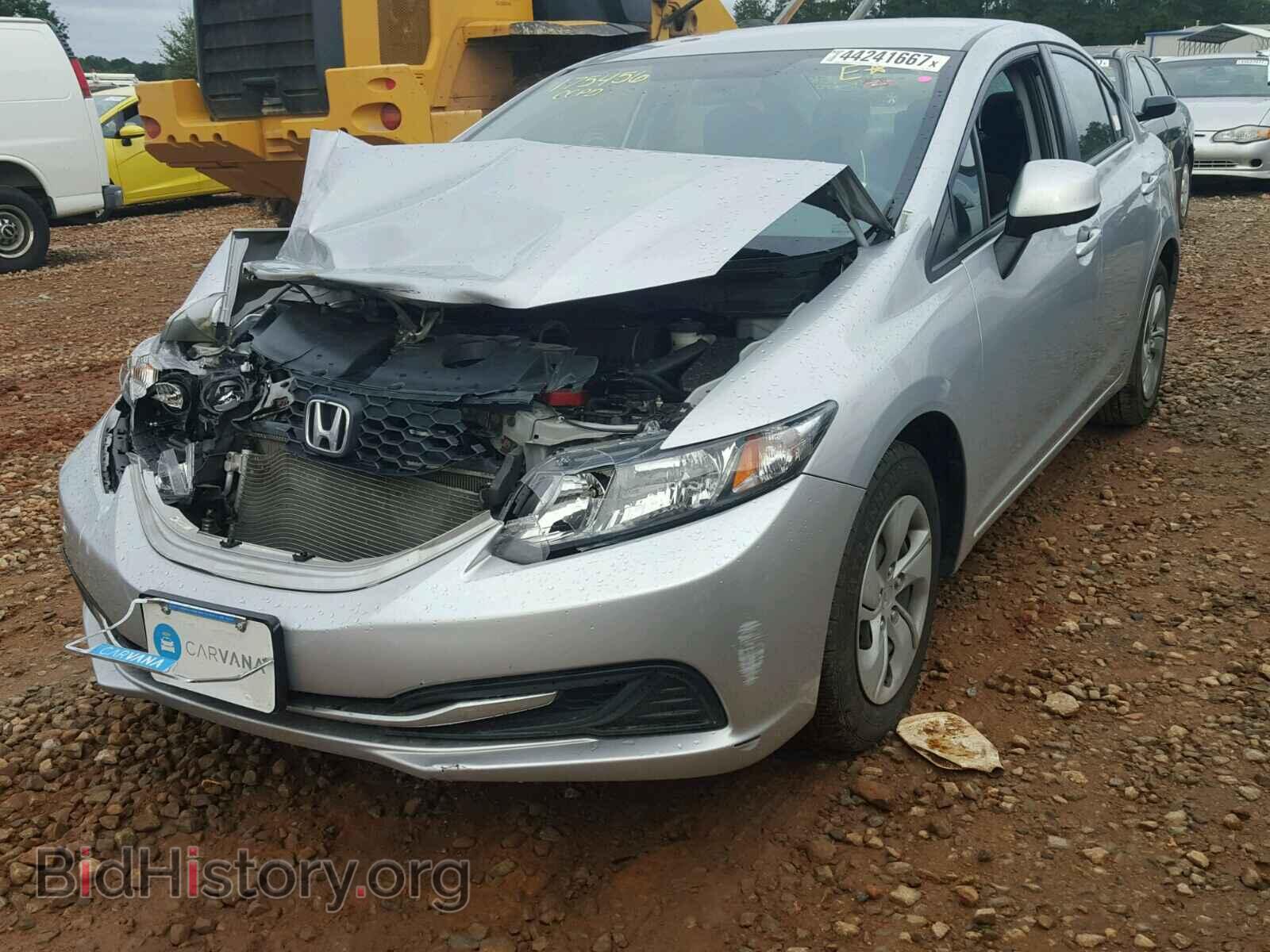 2013 HONDA CIVIC - VIN: 2HGFB2F54DH577247 - Фото 2