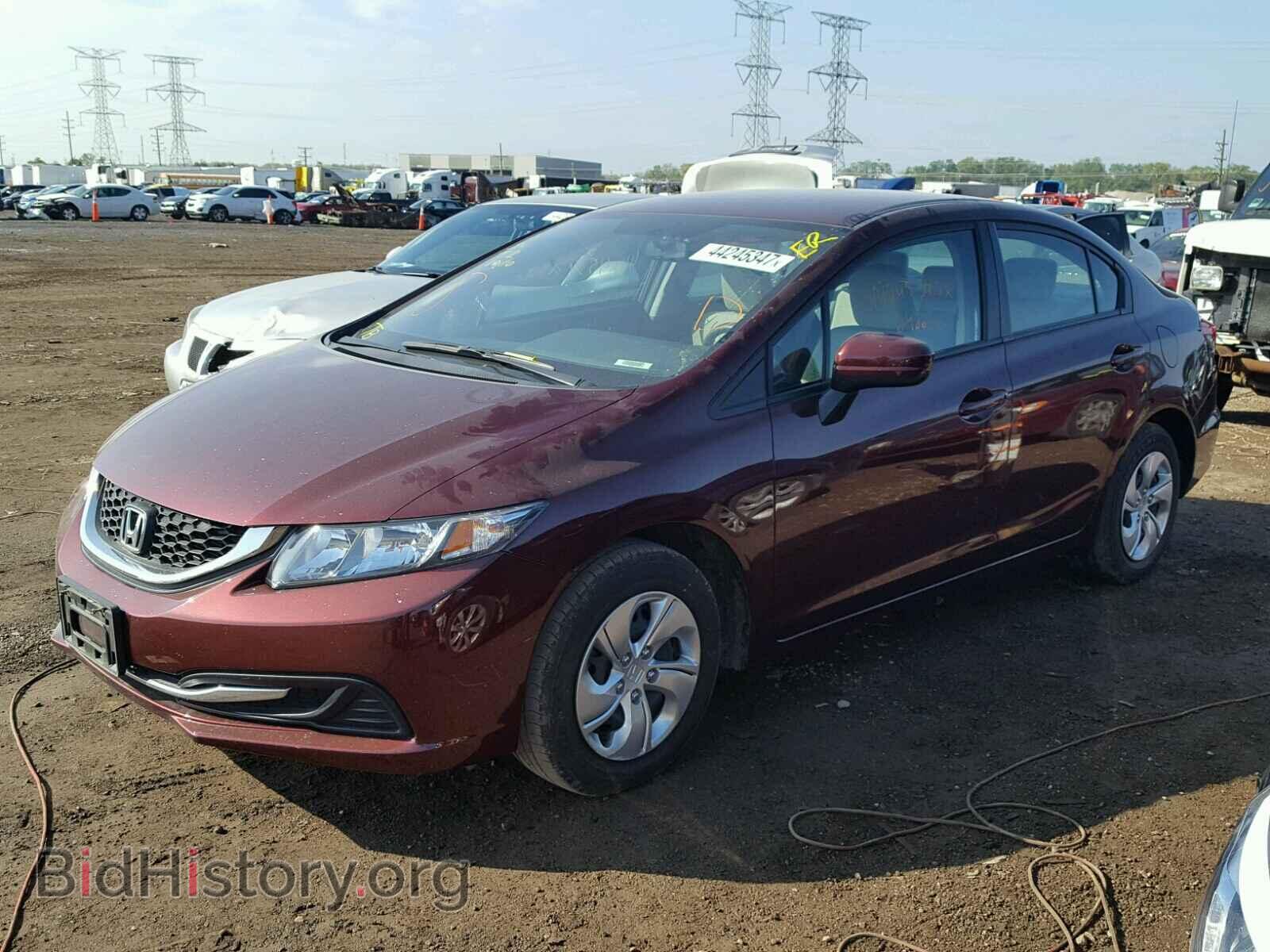 2014 HONDA CIVIC - VIN: 19XFB2F53EE039537 - Фото 2
