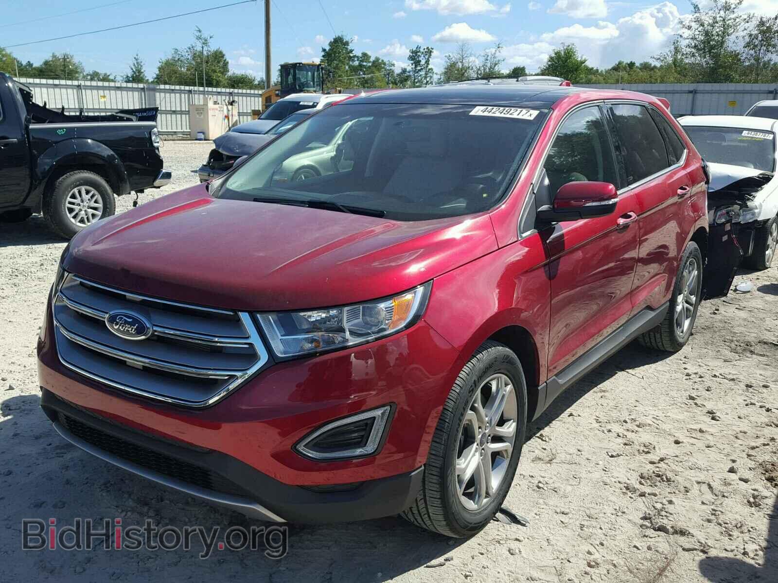 2016 FORD EDGE - VIN: 2FMPK3K8XGBB12709 - Фото 2
