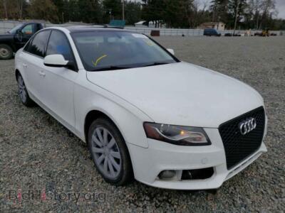 2011 Audi A4 A4 Premium, white — VIN WAUEFAFL0BN001082, Copart