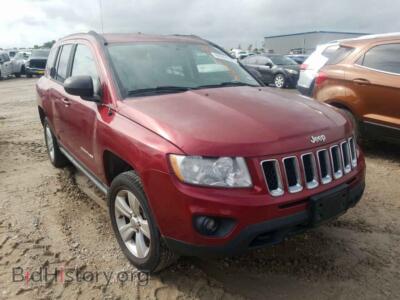 2012 Jeep COMPASS Compass SP, red — VIN 1C4NJDBB9CD525211, Copart
