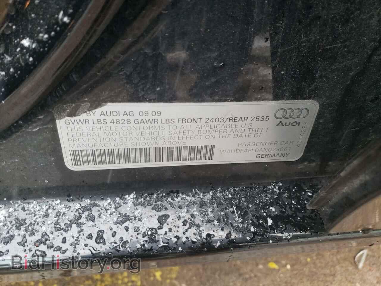 2010 AUDI A4 - VIN: WAUDFAFL0AN023061 - Photo 12