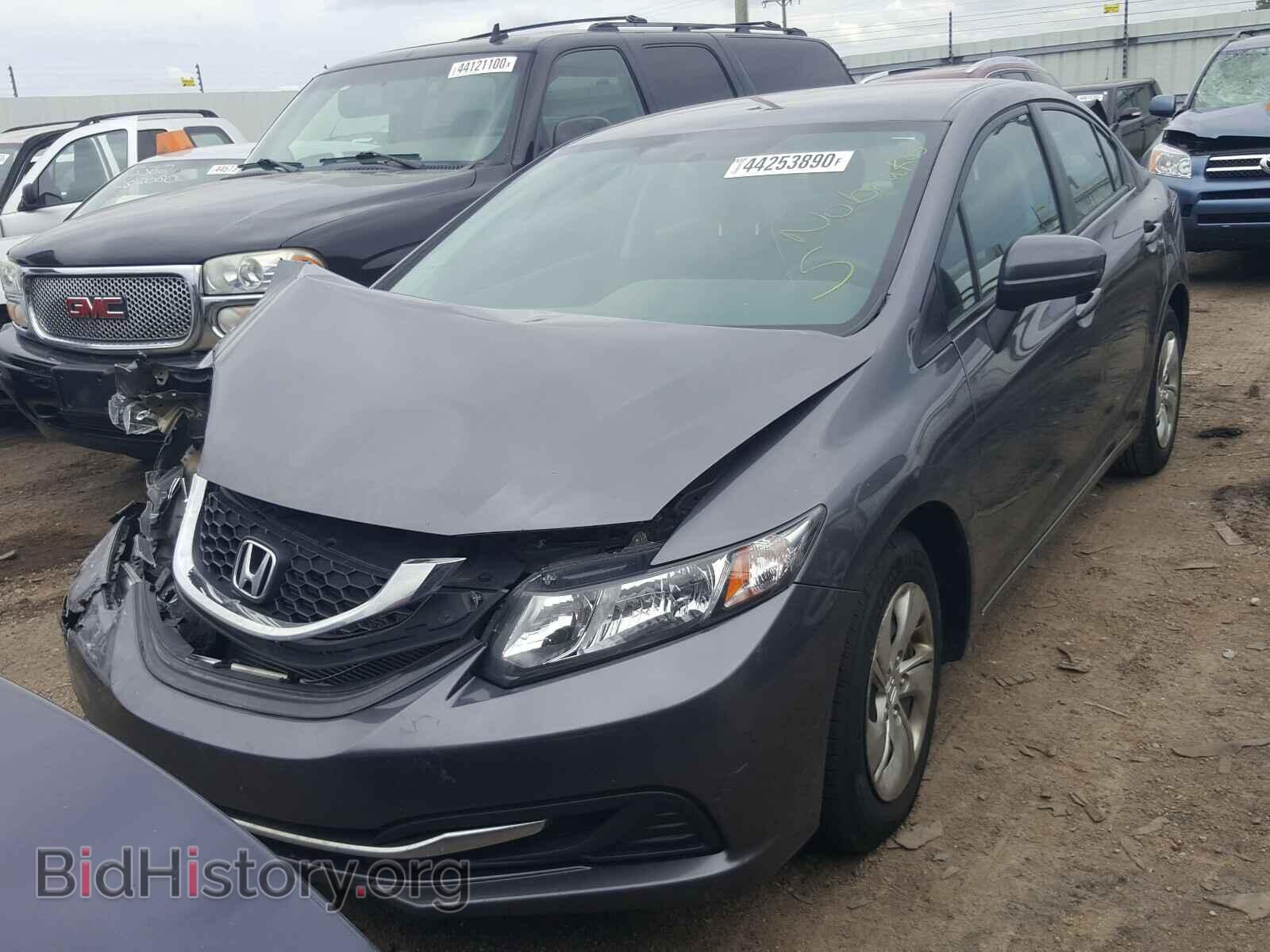 2014 HONDA CIVIC - VIN: 2HGFB2F59EH557089 - Фото 2