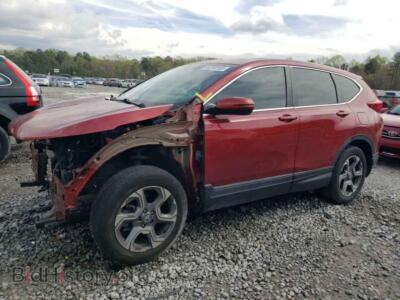 2017 Honda CRV CR-V EX, orange — VIN 5J6RW2H57HL009641, Copart