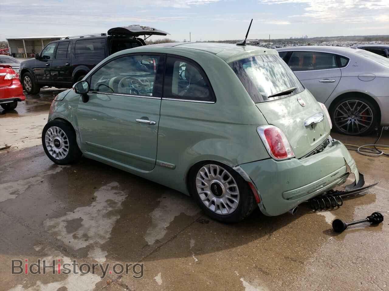 2012 FIAT 500 - VIN: 3C3CFFCR2CT196544 - Фото 2