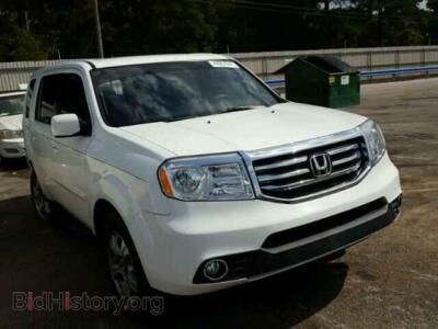 2014 Honda PILOT Pilot EX, белый — VIN 5FNYF3H41EB008563, Copart