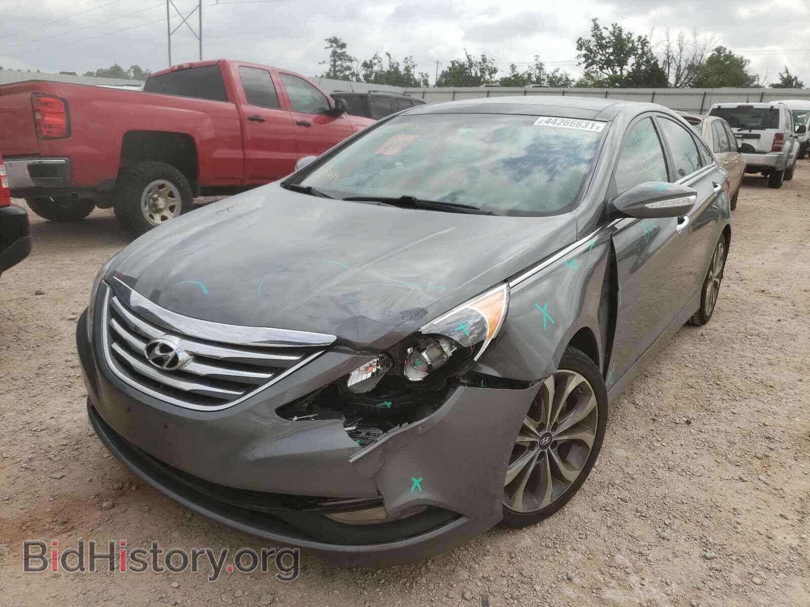2014 HYUNDAI SONATA - VIN: 5NPEC4AB9EH829633 - Фото 2