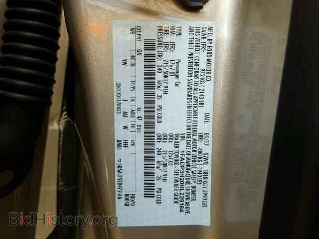 2017 FORD FOCUS - VIN: 1FADP3H20HL229184 - Photo 10