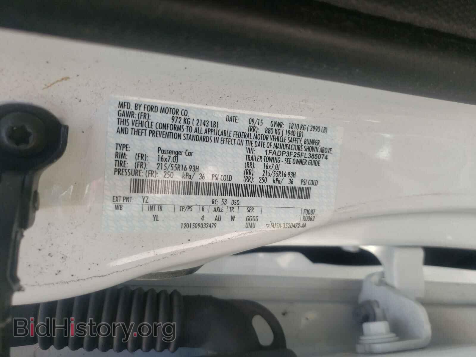 2015 FORD FOCUS - VIN: 1FADP3F25FL385074 - Photo 10