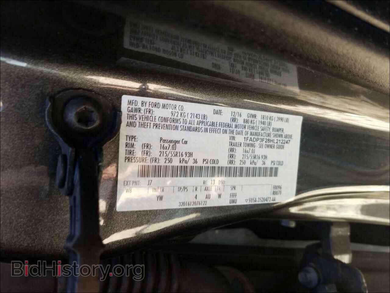 2017 FORD FOCUS - VIN: 1FADP3F28HL212247 - Photo 10