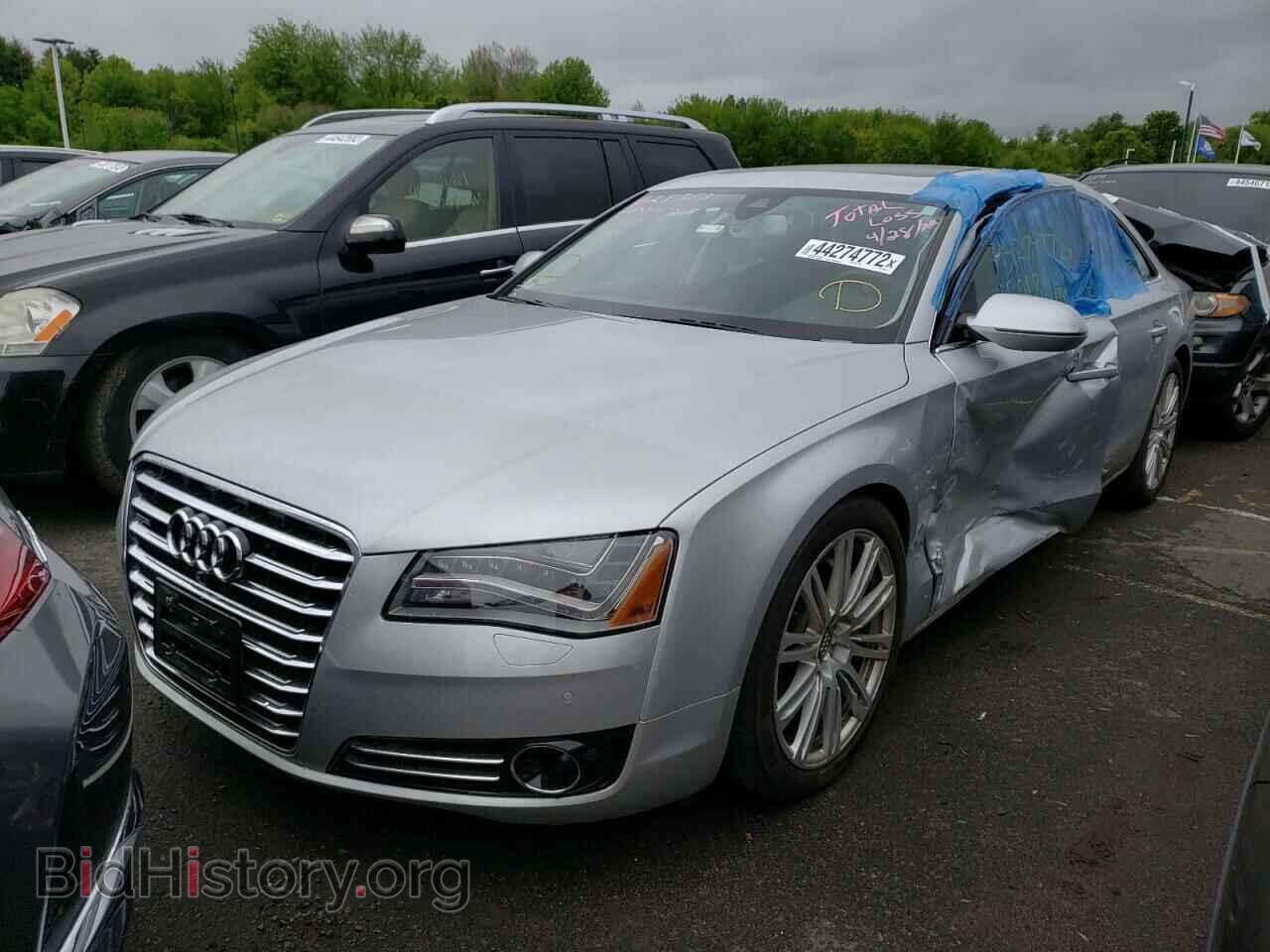 2014 AUDI A8 - VIN: WAURGAFD8EN004212 - Фото 2
