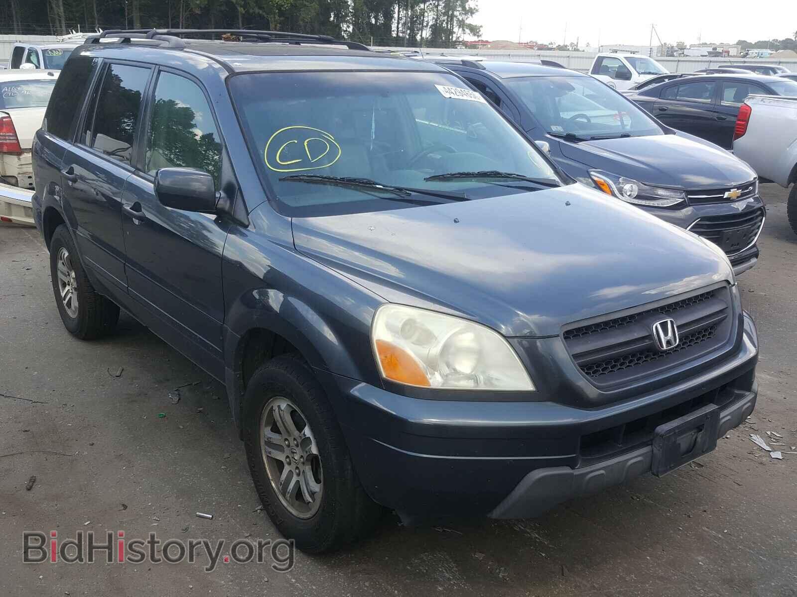 Photo 5FNYF18525B005376 - HONDA PILOT 2005