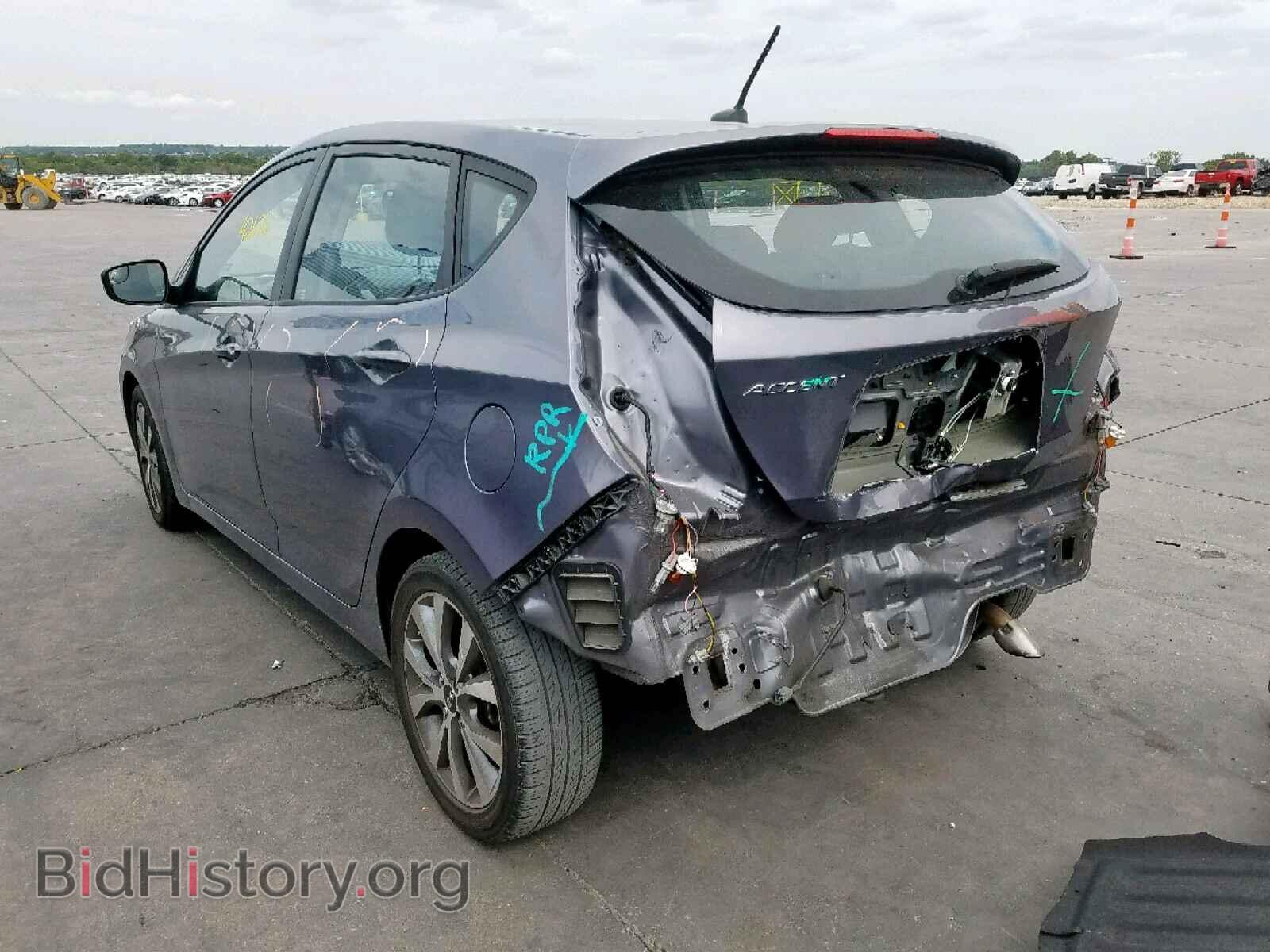 2016 HYUNDAI ACCENT - VIN: KMHCU5AE3GU264708 - Фото 3