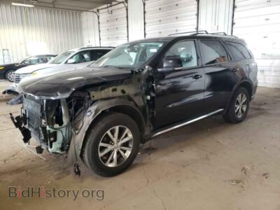 2016 Dodge DURANGO Limited, черный — VIN 1C4RDJDG1GC362081, Copart