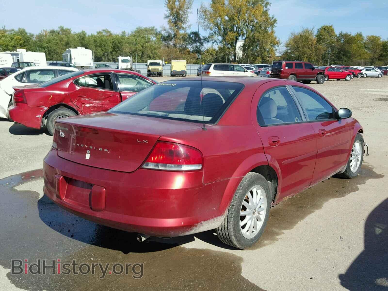 2002 CHRYSLER SEBRING - VIN: 1C3EL46X52N355068 - Фото 4