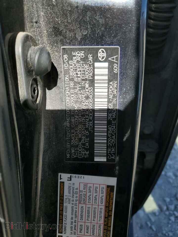 2009 TOYOTA COROLLA - VIN: JTDBL40EX99084033 - Photo 12