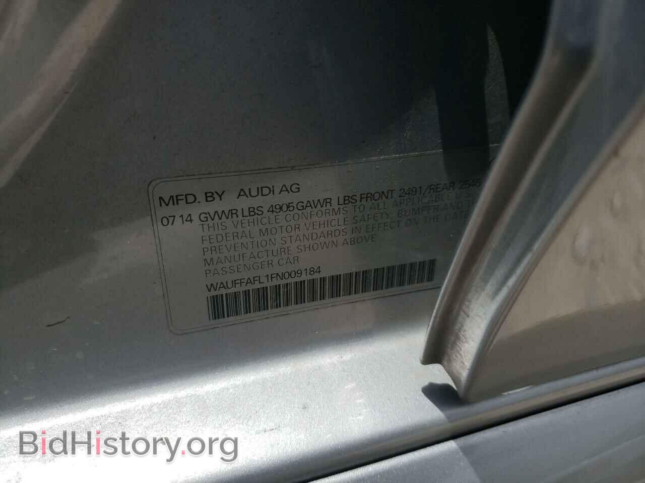 2015 AUDI A4 - VIN: WAUFFAFL1FN009184 - Фото 10