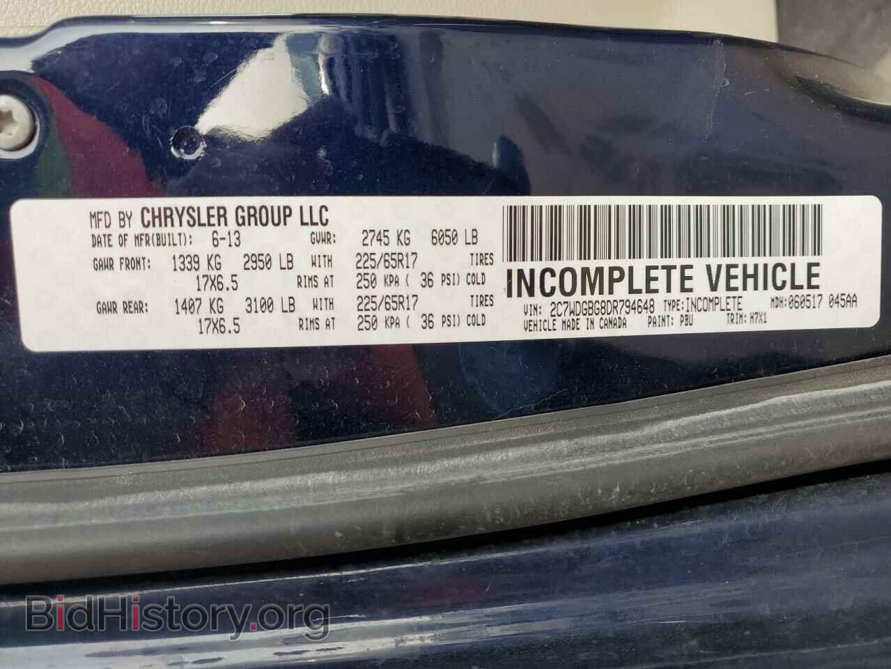 2013 DODGE CARAVAN - VIN: 2C7WDGBG8DR794648 - Фото 13