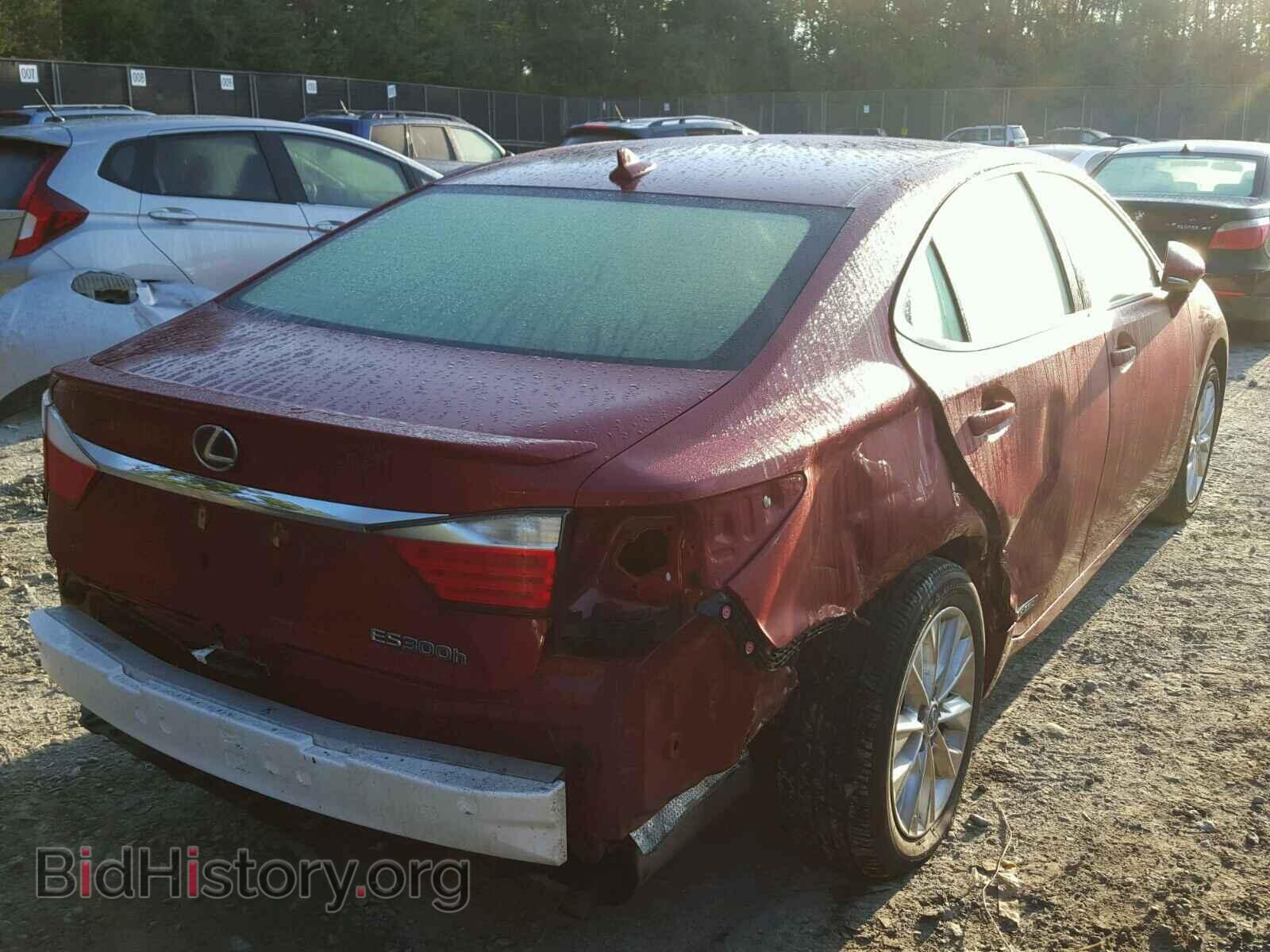 2013 LEXUS ES 300H - VIN: JTHBW1GG6D2008418 - Фото 4