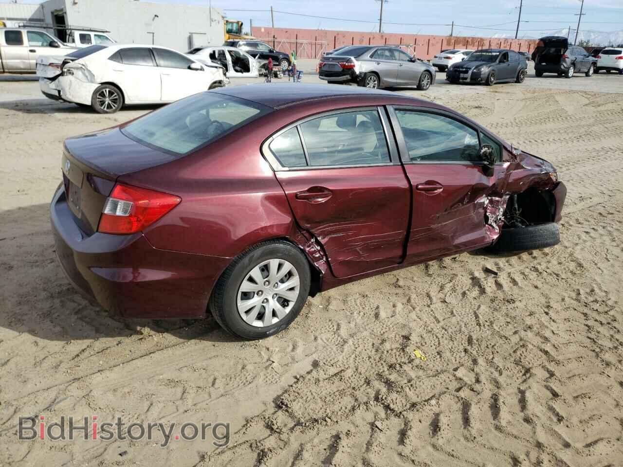 2012 HONDA CIVIC - VIN: 19XFB2F54CE349032 - Фото 3