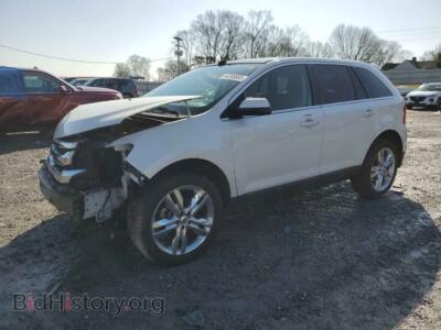 2014 Ford EDGE Limited, white — VIN 2FMDK3KC6EBA22932, Copart