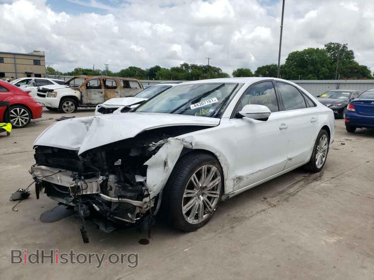 2013 AUDI A8 - VIN: WAUA2AFD5DN024489 - Фото 2