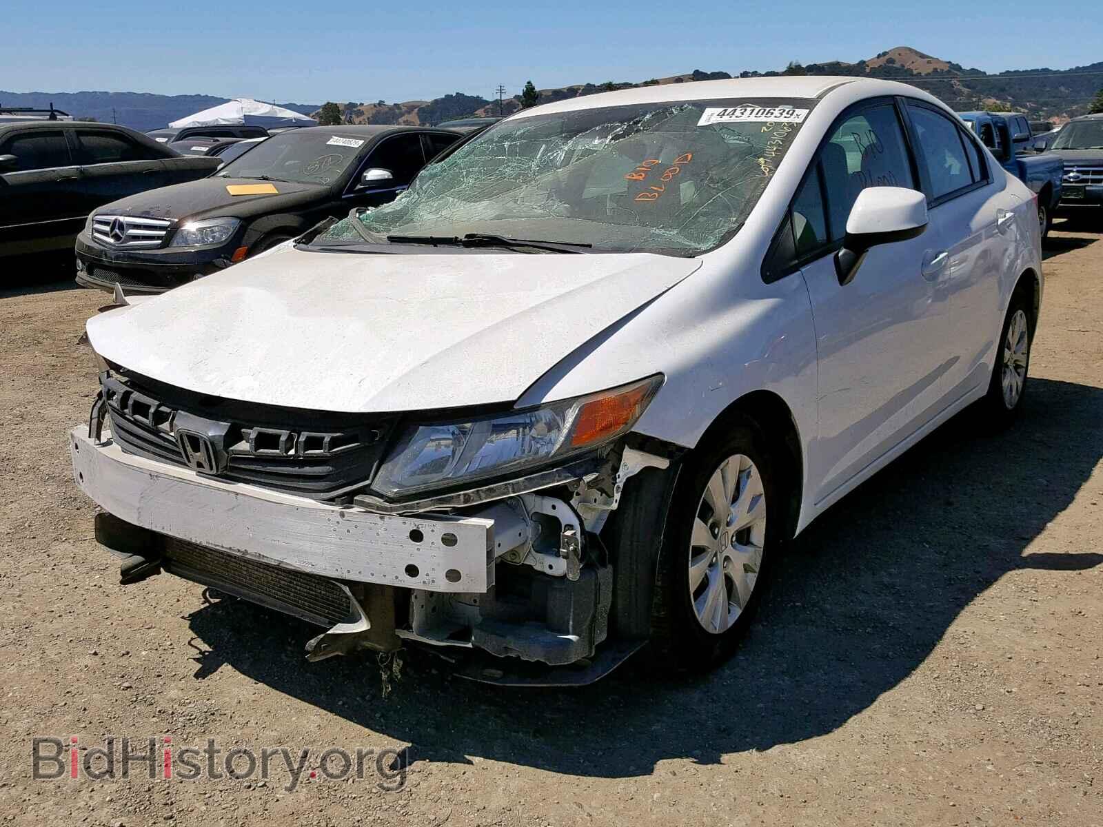2012 HONDA CIVIC LX - VIN: 19XFB2F59CE389929 - Фото 2