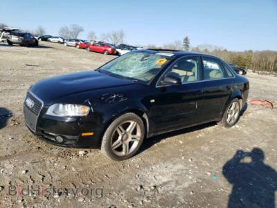 2007 Audi A4 2.0T Quattro, черный — VIN WAUDF78EX7A131754, Copart