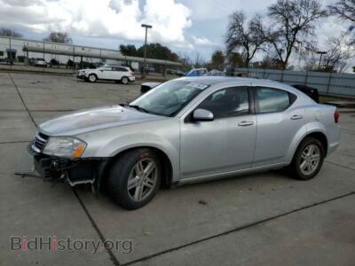 2012 Dodge AVENGER Avenger SX, серебристый — VIN 1C3CDZCB8CN230688, Copart