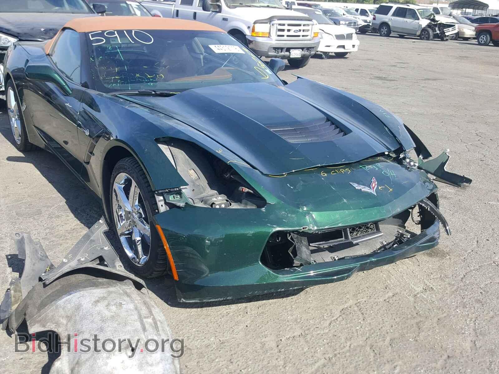 Photo 1G1YF3D70E5113511 - CHEVROLET CORVETTE 2014