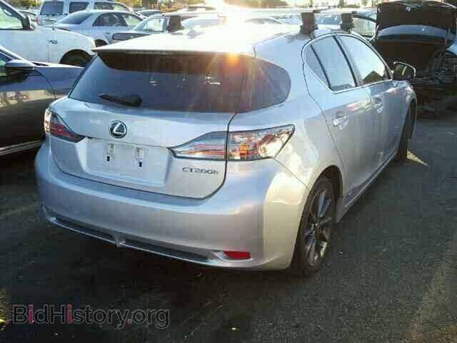2012 LEXUS CT 200 - VIN: JTHKD5BH3C2059208 - Фото 4