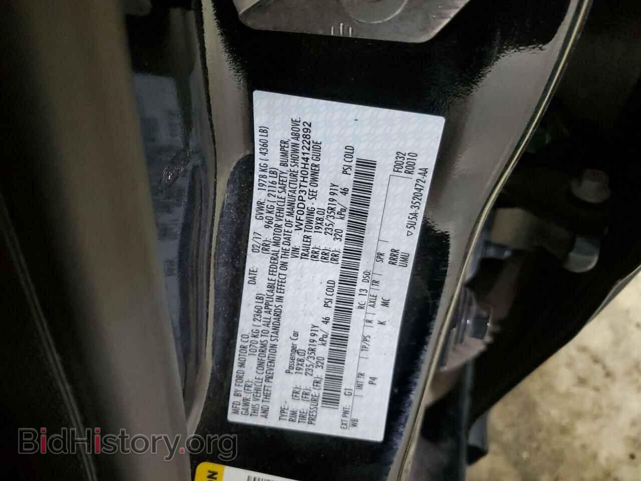 2017 FORD FOCUS - VIN: WF0DP3TH0H4122892 - Photo 12