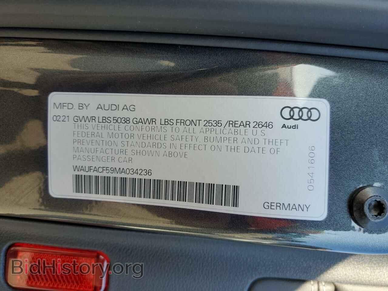 2021 AUDI A5 - VIN: WAUFACF59MA034236 - Фото 12
