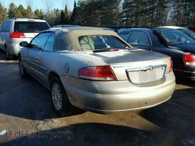 2004 CHRYSLER SEBRING - VIN: 1C3EL55RX4N310817 - Фото 3
